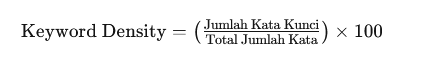Mengoptimalkan Keyword Density untuk SEO 3